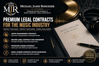 draft a legally binding artist management contract