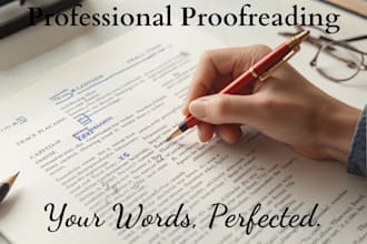 proofread and edit your english or french documents