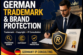 provide german trademark, copyright and brand protection consultation