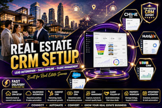 create chime CRM, salesforce, hubspot and zoho CRM for real estate professionals