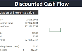 build a 3 statement financial model and dcf valuation