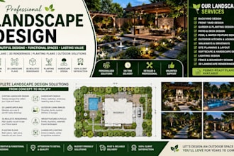 design your landscape backyard garden patio deck and outdoor living space USA