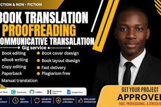 do book translation and multilingual proofreading for fiction and nonfiction