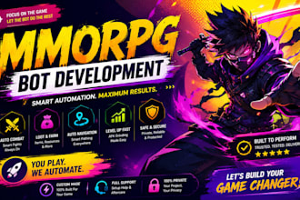 develop and set up a custom mmorpg private server with full configuration