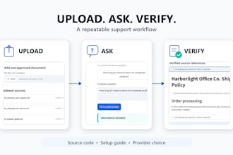 build an ai customer support knowledge base chatbot with citations