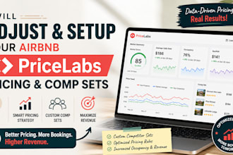adjust and setup your airbnb pricelabs pricing and comp sets