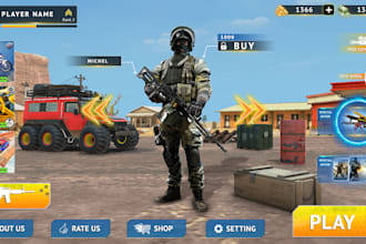 develop unity multiplayer mobile game pvp game 2d p2e game