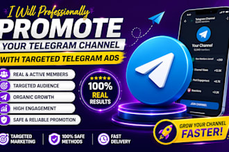 promote your telegram channel with targeted telegram ads