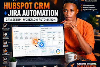 setup hubspot CRM and jira automation for saas startups and IT businesses