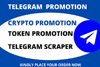 telegram promotion, telegram growth, twitter marketing and organic promotion