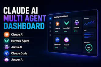 claude ai multi agent dashboard hermes agent  jarvis ai claude code jasper ai