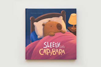 illustrate a professional childrens book cover