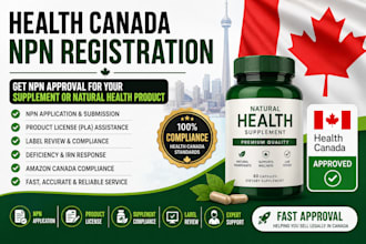 get health canada npn approval for your supplement and natural health product