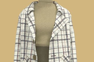 make 3d fashion clothing, mockups and animations with clo 3d