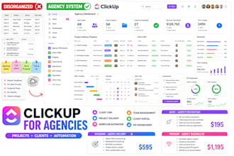 set up clickup for agencies project delivery and client management