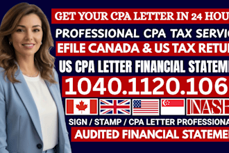 canada cpa letter, sign canada cpa letter, stamp canada cpa, profit loss