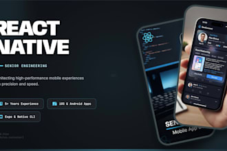 develop a professional react native mobile app