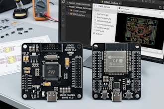 design professional stm32 pcb, esp32 pcb and gerber package