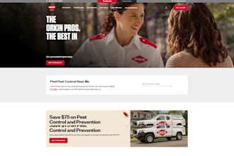 design squarespace pest control website exterminator website agency website