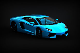 create high quality 3d automotive vehicle models in blender