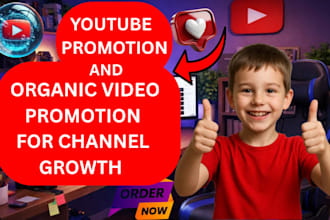 usa youtube kids video promotion organic channel growth with real audience