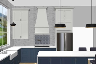 design kitchen cabinetry in 2020 design kcd, sketchup with 2d plan and 3d render