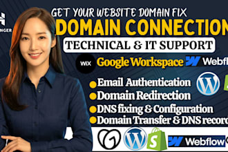 connect transfer domain to website, godaddy, hosting, goggle workspace