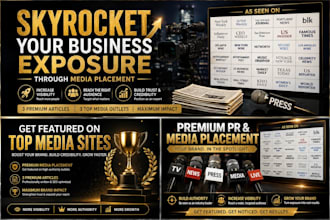 skyrocket your business exposure through media placement