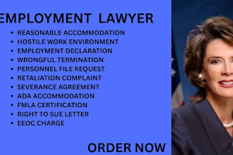 be your texas florida ny ca employment lawyer for wrongful firing, eeoc and ada