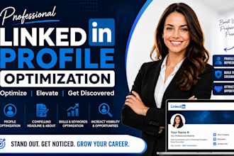 rewrite and optimize your linkedin profile to attract recruiters
