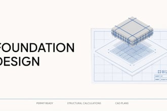 design foundation plans with structural calculations for permit
