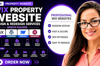 build wix property management website wix construction website booking website