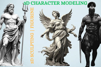 create custom 3d character models for 3d printing
