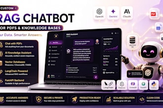 build a rag chatbot for pdfs documents and knowledge bases