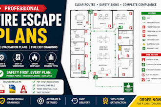create fire escape plans fire evacuation plans and fire exit drawings