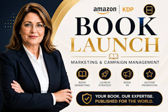 manage amazon book launch, book marketing strategy, public relations and pr
