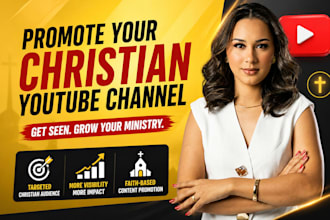 do christian youtube promotion to grow your church ministry or gospel channel