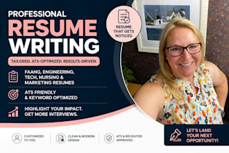 write faang resume engineering, nursing, resume marketing cv optimization