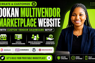 create dokan multivendor marketplace website with custom vendor dashboard setup