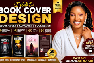 do book cover design ebook cover design, kdp book cover, book design