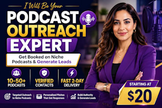 find niche podcasts for guest appearances to generate high quality leads
