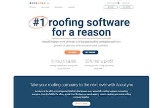 build roofing contractor software, CRM and estimating platform