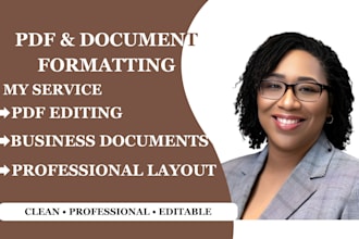 format PDF documents and business reports professionally