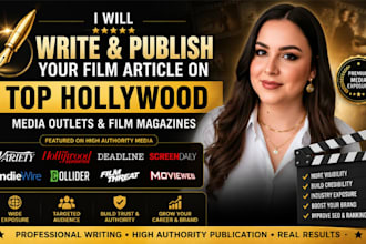publish your film article on top hollywood film magazine