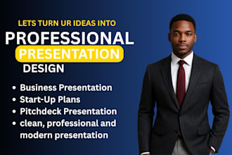 design a modern powerpoint, google slides, or canva design