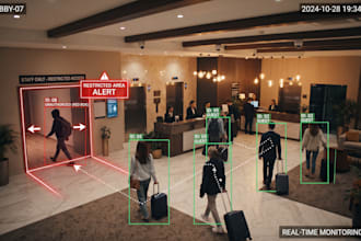 develop cctv surveillance ai with tracking, recognition, and alerts