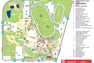 design custom festival event map, venue map, fair map, and wayfinding map