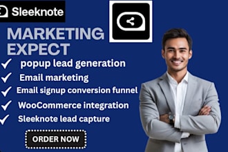 build sleeknote popup lead generation email signup conversion funnel