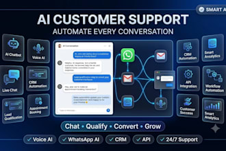 build an ai customer acquisition and support system that converts leads 24 7