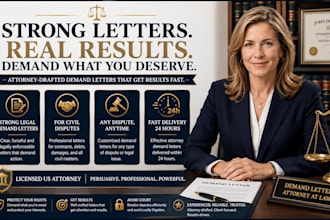 draft a strong legal demand letter as a licensed US attorney